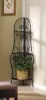 Modern Metal Corner Shelf - Durable Storage Solution for Home and Office