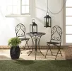 Black Moroccan Lace Stool